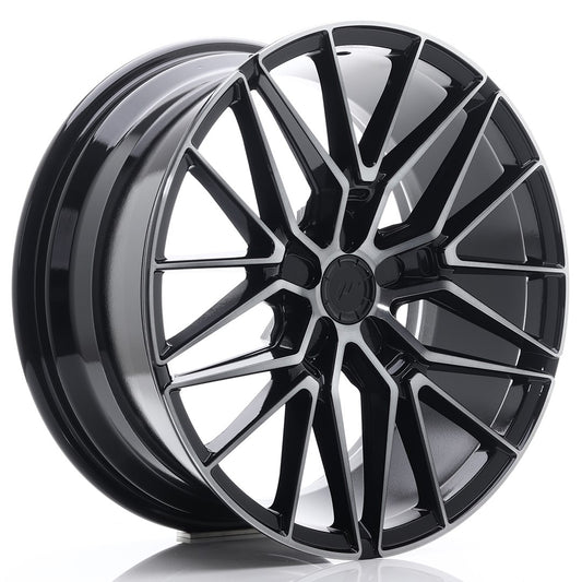 Llanta Japan Racing JR38 19x8,5 ET45 5x114,3 Black Brushed w/ Tinted Face