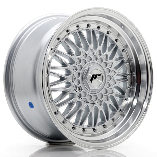 Llanta Japan Racing JR9 17x8,5 ET20-35 BLANK Silver w/ Machined Lip+Silver Rivets