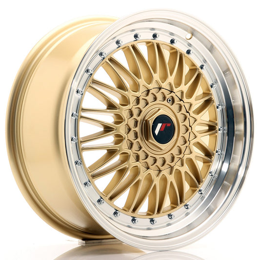 Llanta Japan Racing JR9 18x8 ET40 5x112/120 Gold w/ Machined Lip