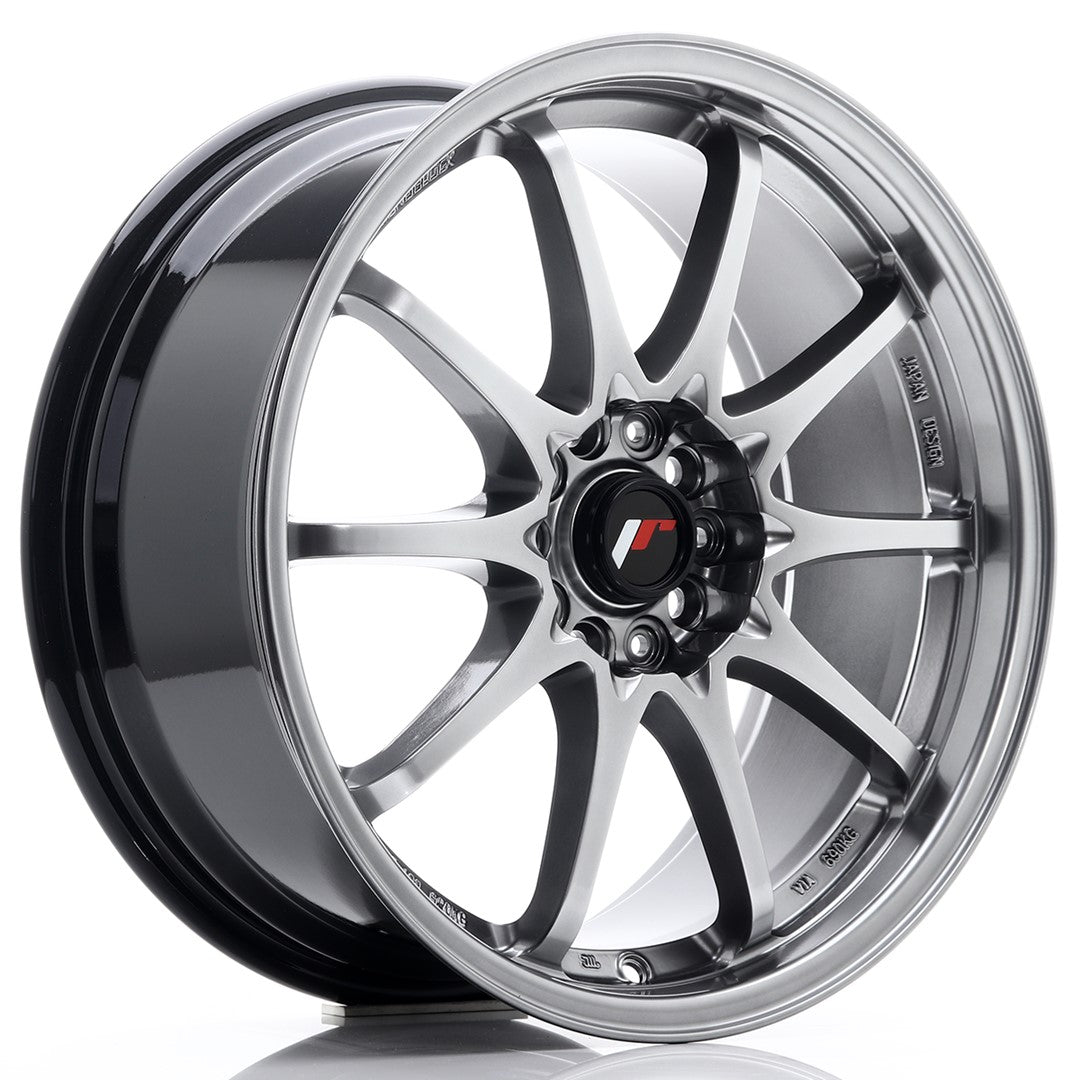 Llanta Japan Racing JR5 18x8 ET35 5x100 Hyper Black