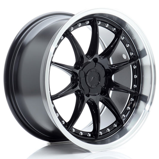 Llanta Japan Racing JR41 18x9,5 ET15-35 5H BLANK Gloss Black w/ Machined Lip