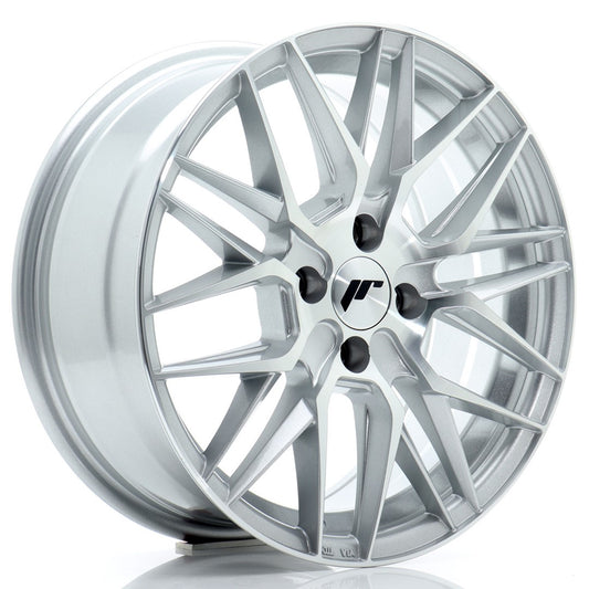 Llanta Japan Racing JR28 16x7 ET40 4x100 Silver Machined Face