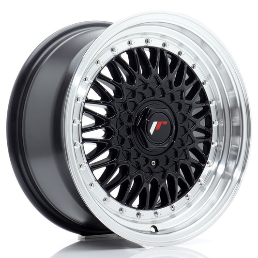 Llanta Japan Racing JR9 16x7,5 ET25 4x100/108 Gloss Black w/ Machined Lip