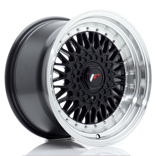 Llanta Japan Racing JR9 16x9 ET20 4x100/108 Gloss Black w/ Machined Lip