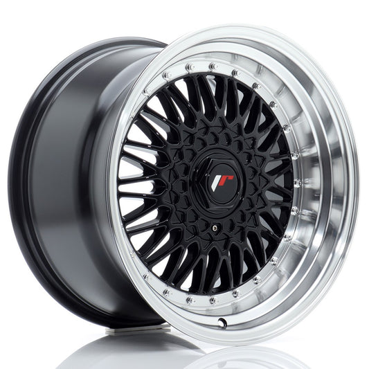Llanta Japan Racing JR9 17x10 ET20 BLANK Gloss Black w/ Machined Lip