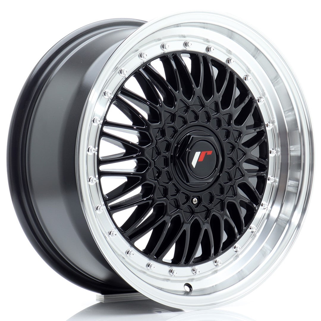 Llanta Japan Racing JR9 17x7,5 ET20 4x100/108 Gloss Black w/ Machined Lip