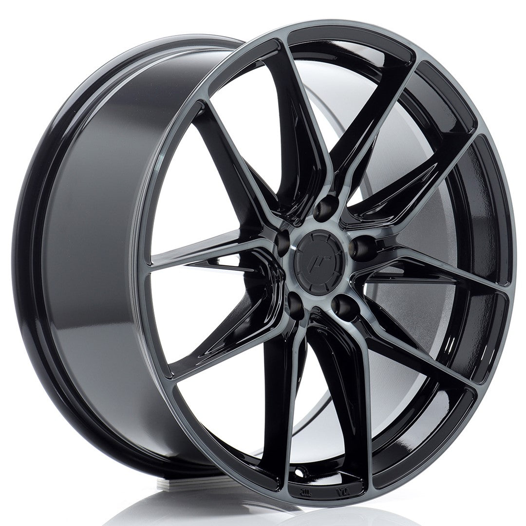 Llanta Japan Racing JR44 18x8 ET42 5x112 Black Machined w/ Tinted Face