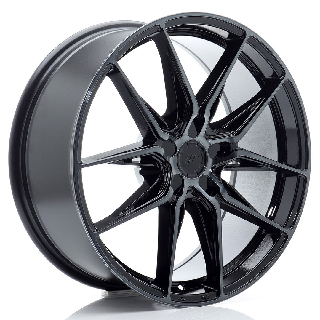 Llanta Japan Racing JR44 19x8 ET20-40 5H BLANK Black Machined w/ Tinted Face