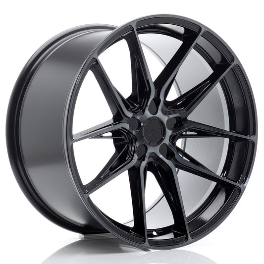 Llanta Japan Racing JR44 19x10 ET15-45 5H BLANK Black Machined w/ Tinted Face