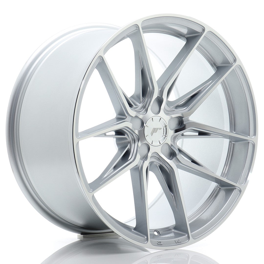 Llanta Japan Racing JR44 19x10 ET15-45 5H BLANK Silver w/ Machined Face