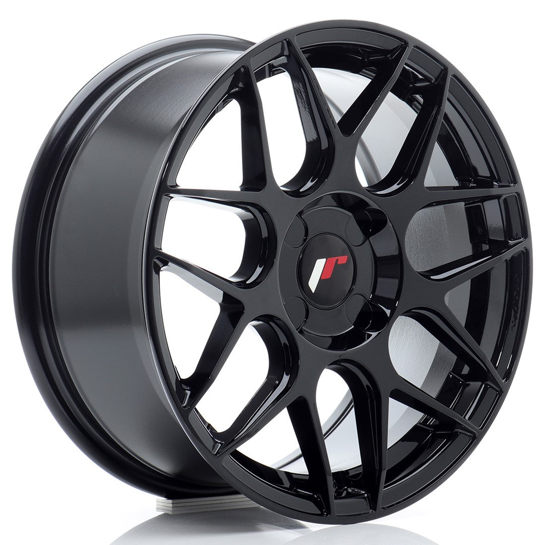 Llanta Japan Racing JR18 16x7 ET20-35 4H BLANK Gloss Black