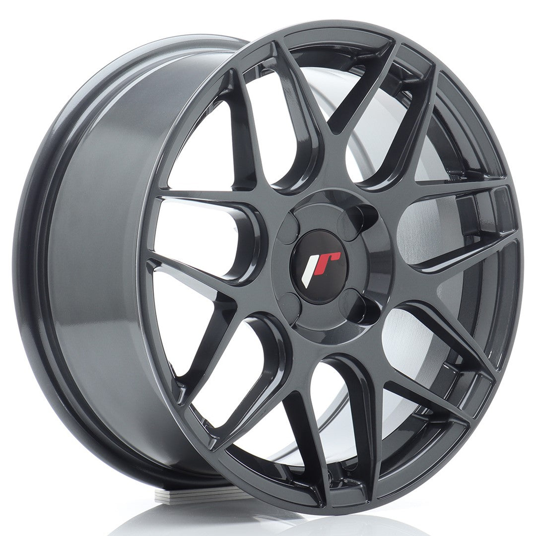 Llanta Japan Racing JR18 16x7 ET20-35 4H BLANK Hyper Gray