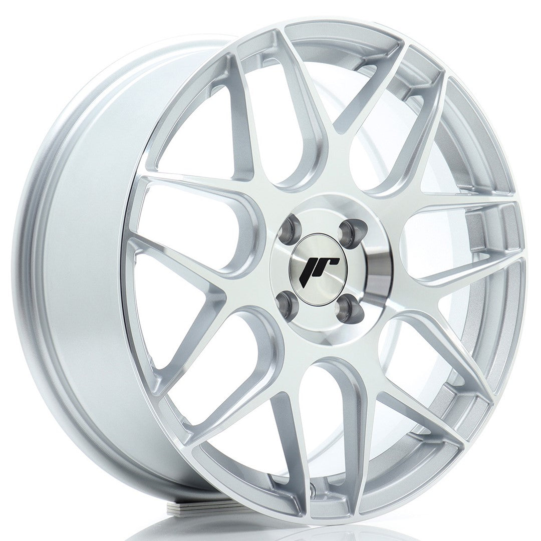 Llanta Japan Racing JR18 17x7 ET40 4x100 Silver Machined Face