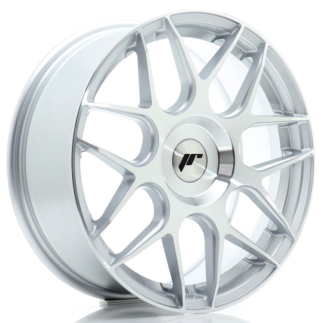 Llanta Japan Racing JR18 17x7 ET20-40 BLANK Silver Machined Face