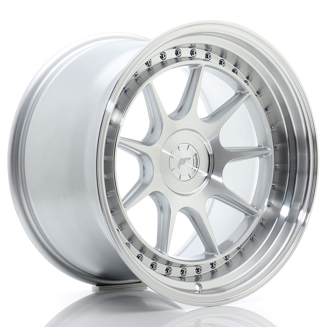 Llanta Japan Racing JR47 18x10,5 ET15-22 5H BLANK Silver Machined Face