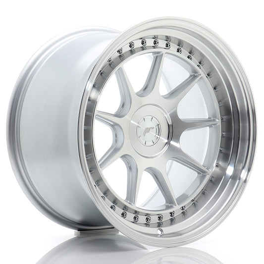 Llanta Japan Racing JR47 18x10,5 ET15-22 5H BLANK Silver Machined Face