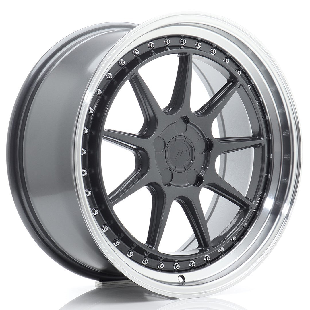 Llanta Japan Racing JR47 19x8,5 ET15-35 5H BLANK Hyper Gray w/ Machined Lip