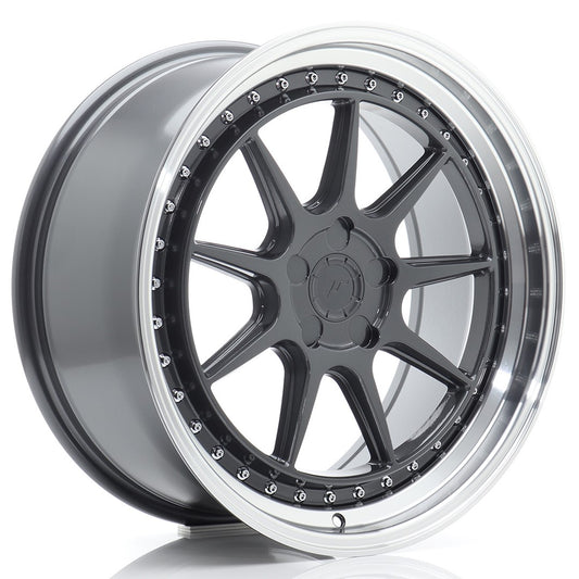 Llanta Japan Racing JR47 19x8,5 ET15-35 5H BLANK Hyper Gray w/ Machined Lip