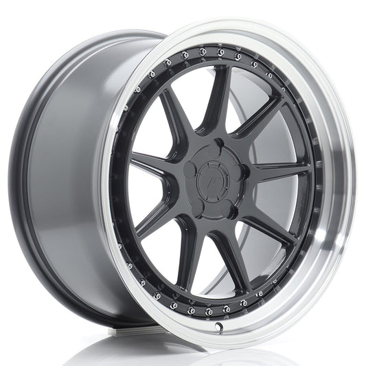 Llanta Japan Racing JR47 19x9,5 ET15-35 5H BLANK Hyper Gray w/ Machined Lip