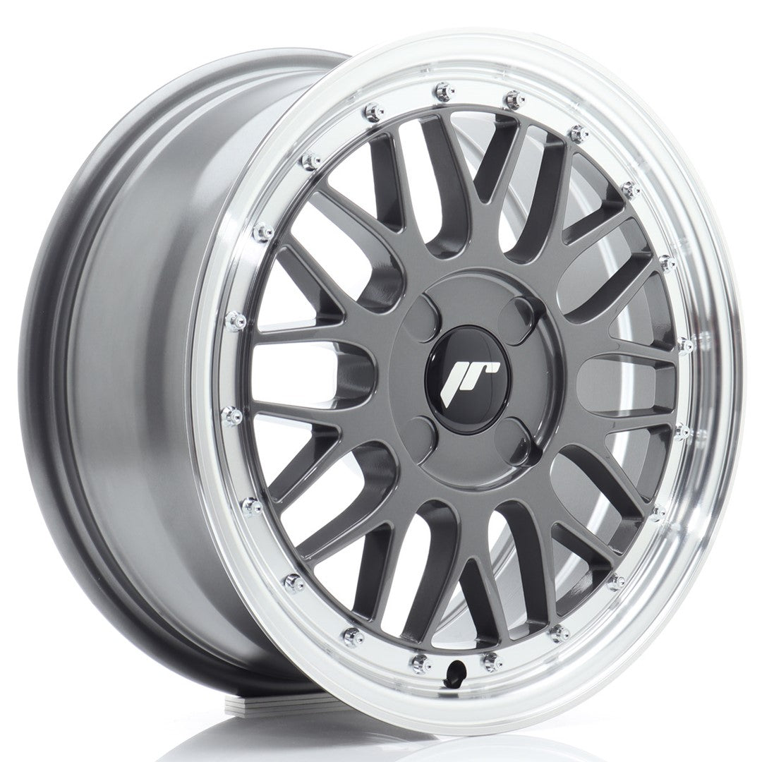 Llanta Japan Racing JR23 16x7 ET20-45 4H BLANK Hyper Gray w/ Machined Lip