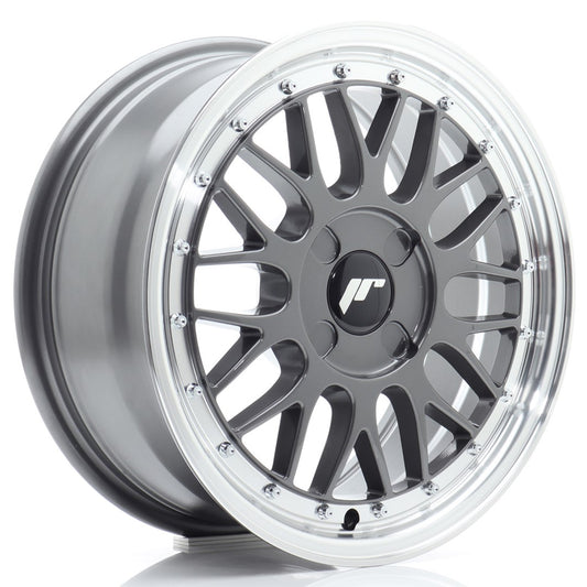 Llanta Japan Racing JR23 16x7 ET20-45 4H BLANK Hyper Gray w/ Machined Lip