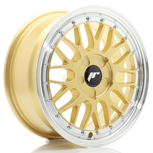 Llanta Japan Racing JR23 16x7 ET20-45 5H BLANK Gold w/ Machined Lip