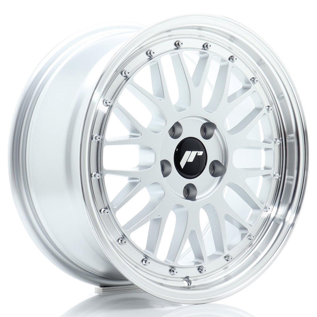 Llanta Japan Racing JR23 17x8 ET35 5x120 Hyper Silver w/ Machined Lip