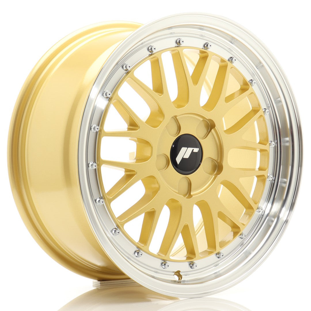 Llanta Japan Racing JR23 17x8 ET20-45 5H BLANK Gold w/ Machined Lip