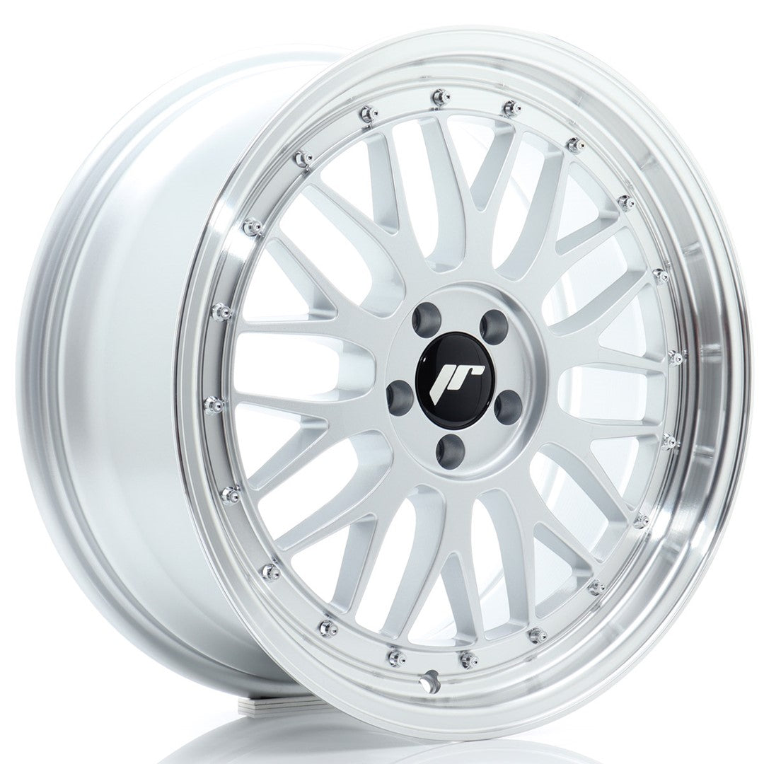 Llanta Japan Racing JR23 18x8 ET40 5x112 Hyper Silver w/ Machined Lip