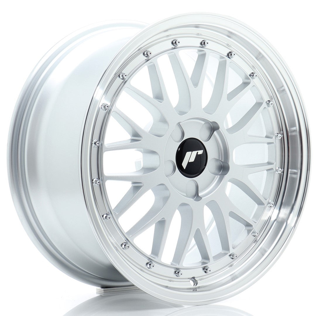 Llanta Japan Racing JR23 18x8 ET20-42 5H BLANK Hyper Silver w/ Machined Lip