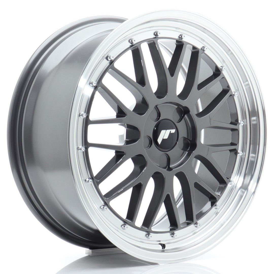 Llanta Japan Racing JR23 19x8 ET20-40 5H BLANK Hyper Gray w/ Machined Lip
