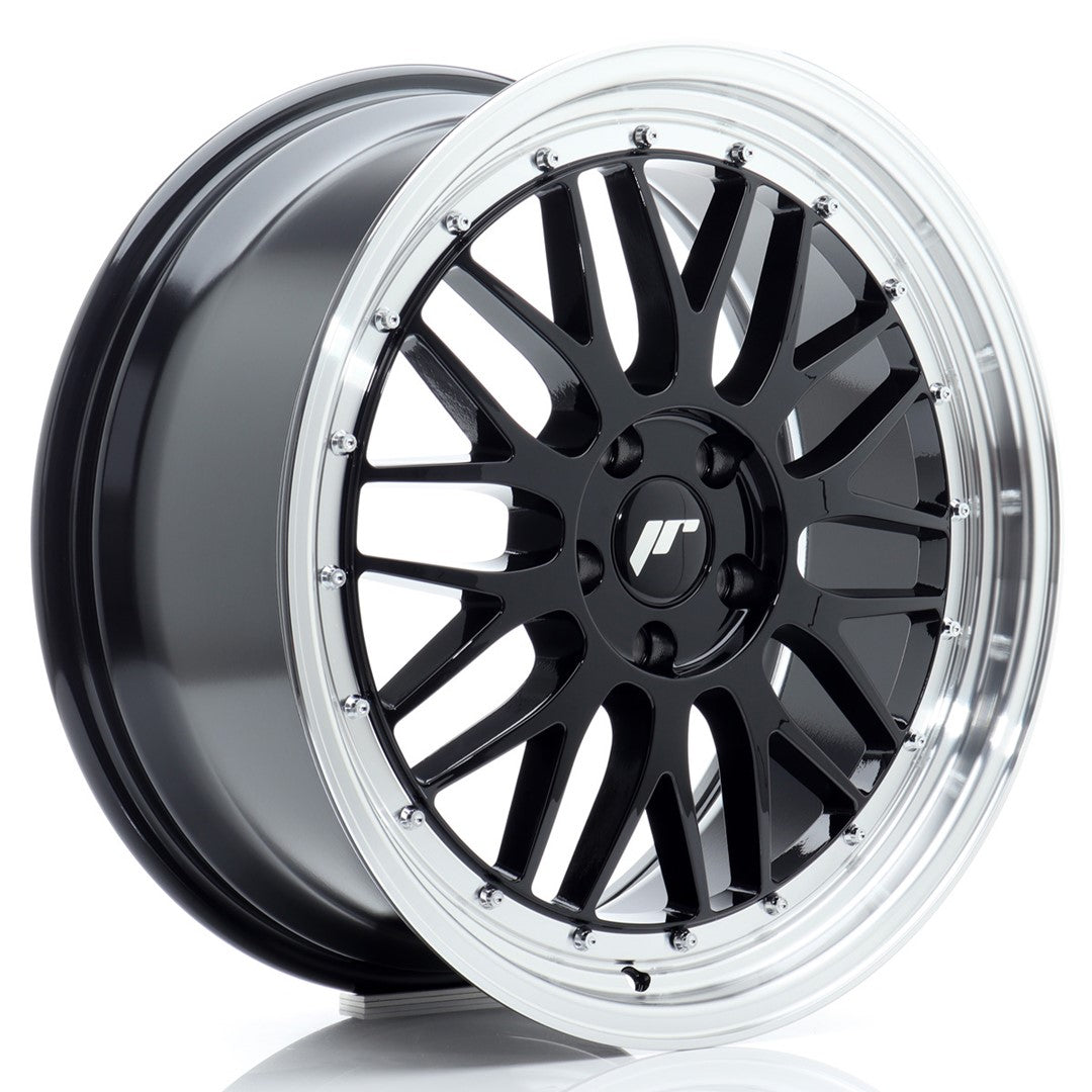 Llanta Japan Racing JR23 19x8,5 ET45 5x112 Gloss Black w/ Machined Lip