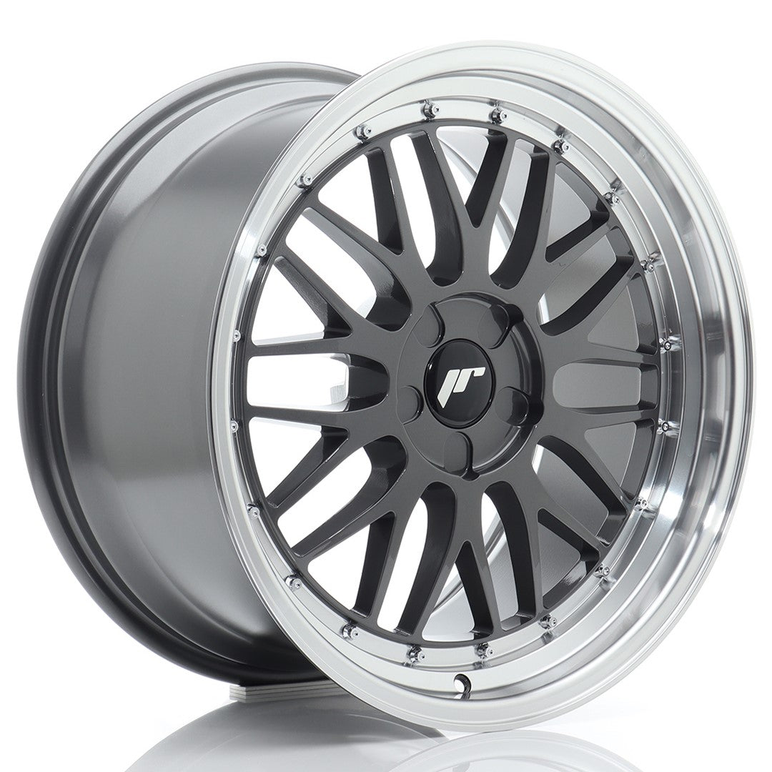 Llanta Japan Racing JR23 19x10 ET20-51 5H BLANK Hyper Gray w/ Machined Lip