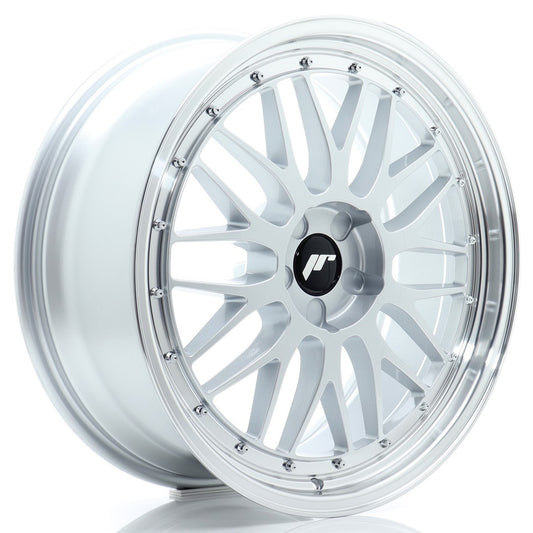 Llanta Japan Racing JR23 20x8 ET20-40 5H BLANK Hyper Silver w/ Machined Lip