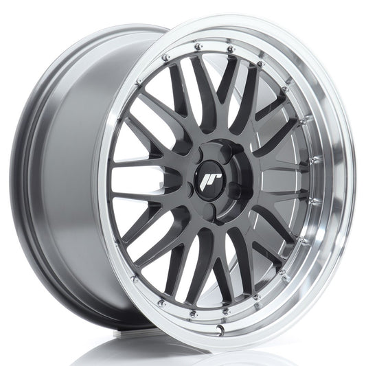 Llanta Japan Racing JR23 20x10 ET20-40 5H BLANK Hyper Gray w/ Machined Lip