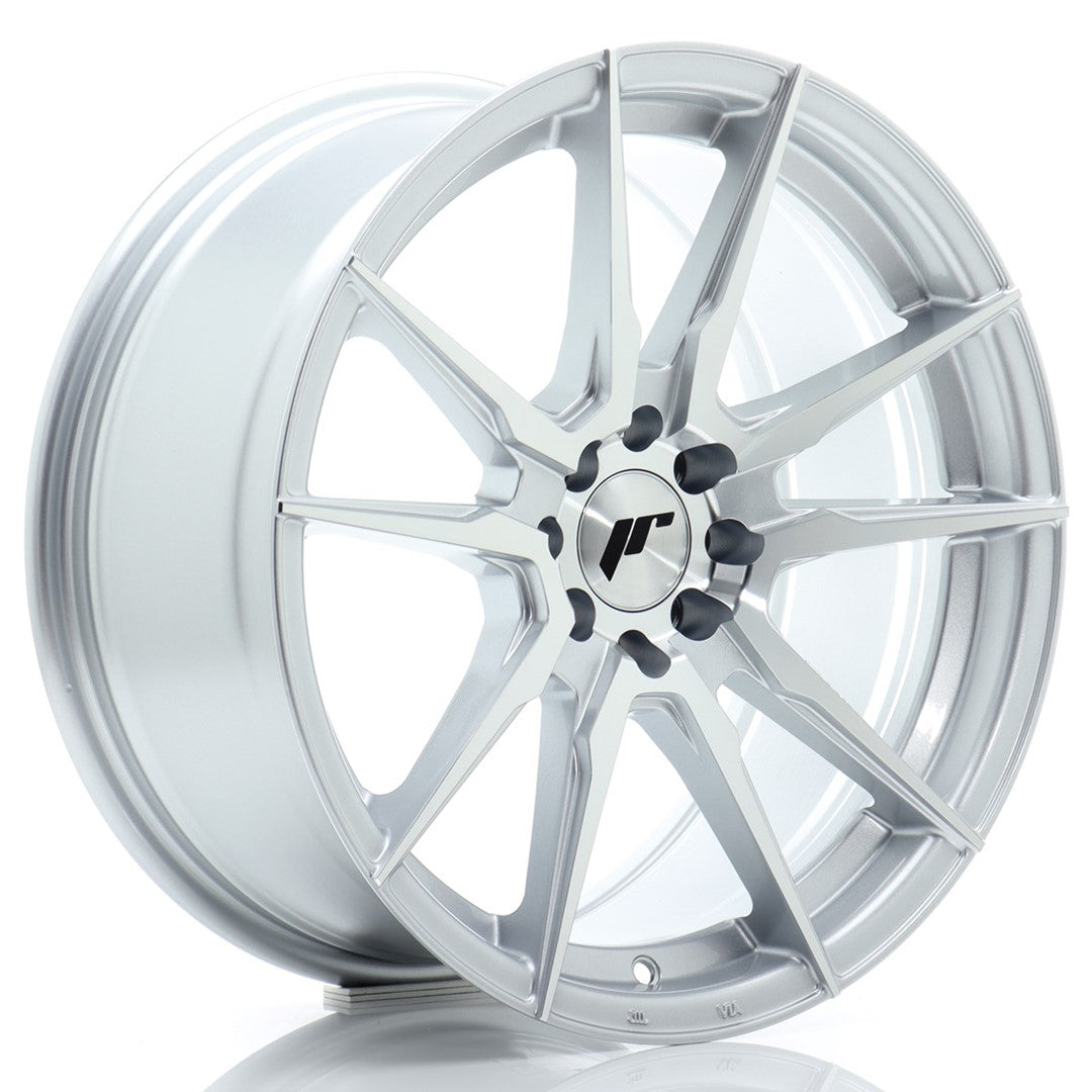 Llanta Japan Racing JR21 17x8 ET35 4x100/114 Silver Machined Face