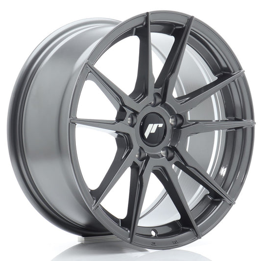 Llanta Japan Racing JR21 17x8 ET35 5x120 Hyper Gray