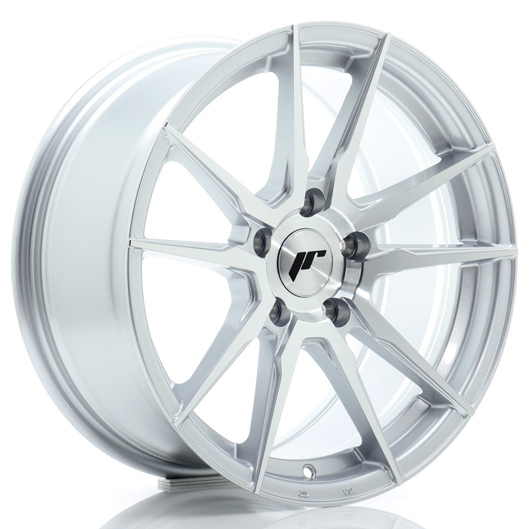 Llanta Japan Racing JR21 17x8 ET35 5x120 Silver Machined Face