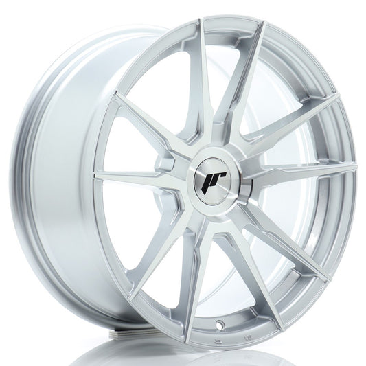 Llanta Japan Racing JR21 17x9 ET20-45 BLANK Silver Machined Face