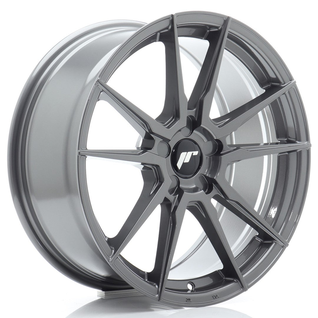 Llanta Japan Racing JR21 18x8 ET37 5x100 Hyper Gray