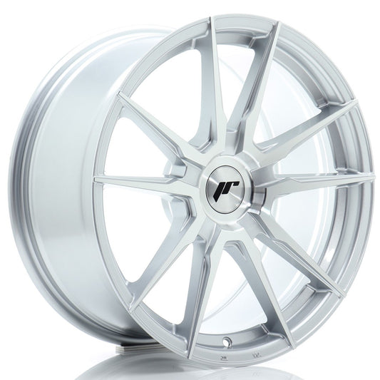 Llanta Japan Racing JR21 18x8 ET37 5x100 Silver Machined