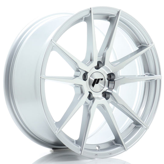 Llanta Japan Racing JR21 18x8,5 ET45 5x112 Silver Machined Face