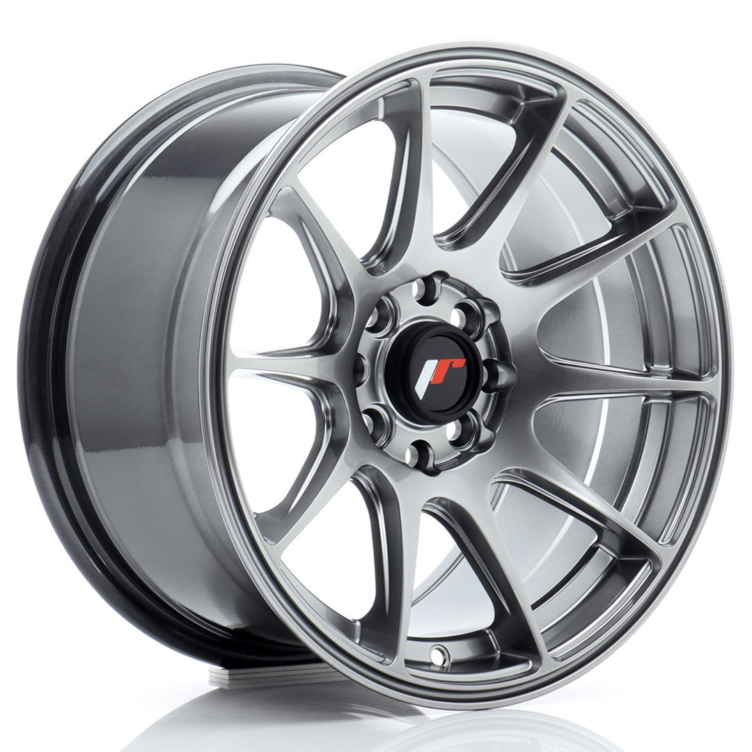 Llanta Japan Racing JR11 15x8 ET25 4x100/108 Hyper Black