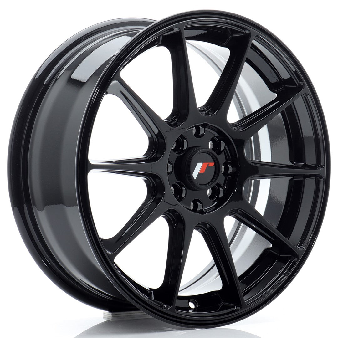 Llanta Japan Racing JR11 17x7 ET25 4x100/108 Gloss Black