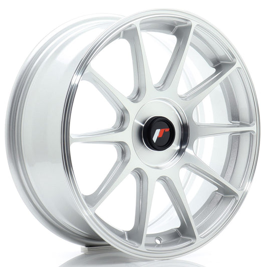Llanta Japan Racing JR11 17x7 ET20-38 BLANK Silver Machined Face