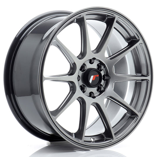 Llanta Japan Racing JR11 17x8 ET25 4x100/108 Hyper Black