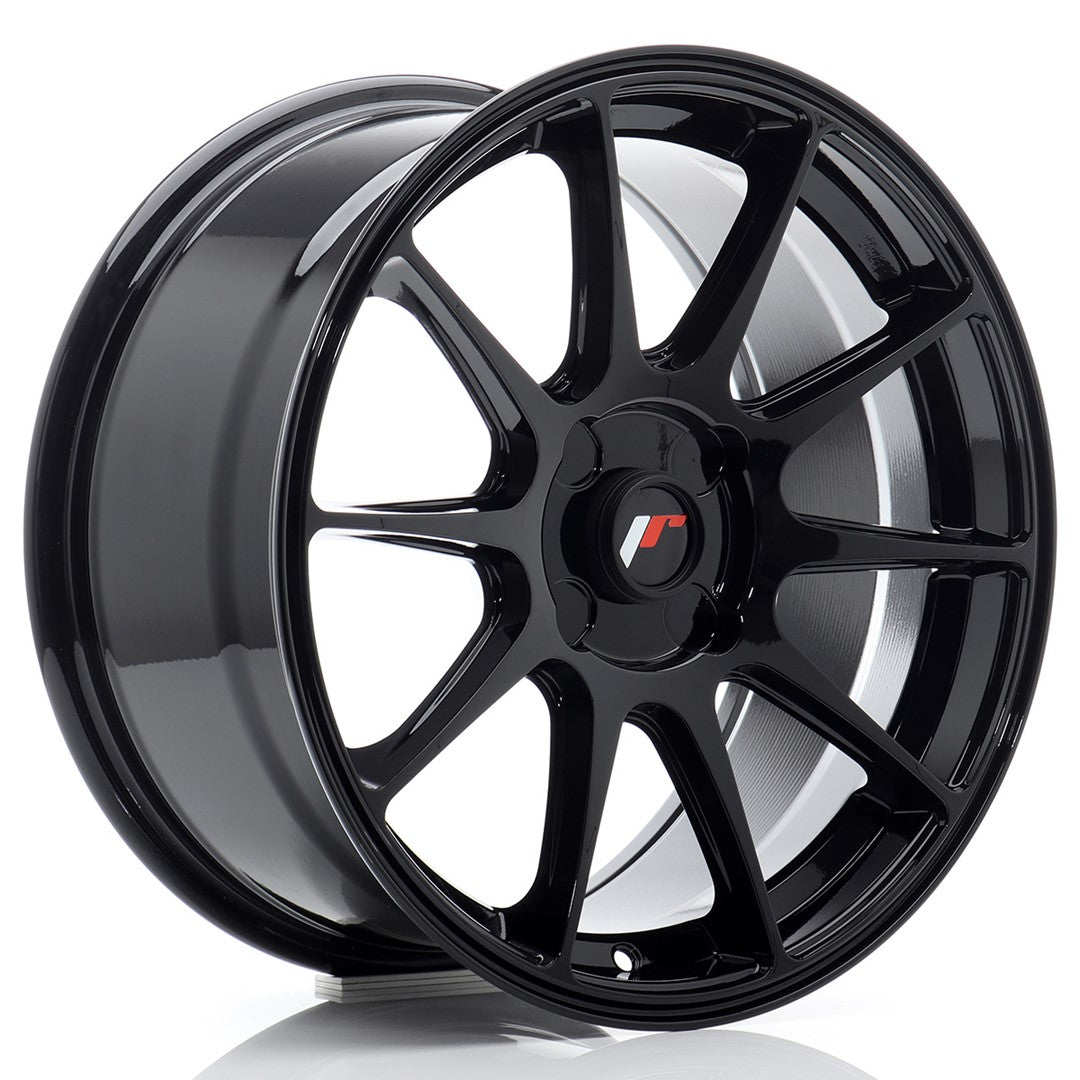 Llanta Japan Racing JR11 17x8 ET20-35 4H BLANK Gloss Black