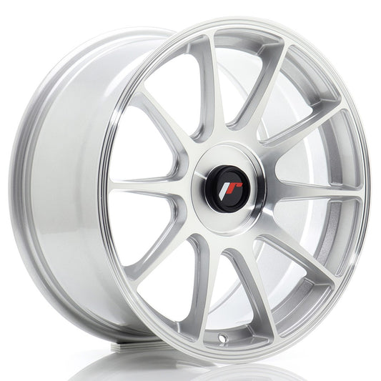 Llanta Japan Racing JR11 17x8 ET20-35 BLANK Silver Machined Face