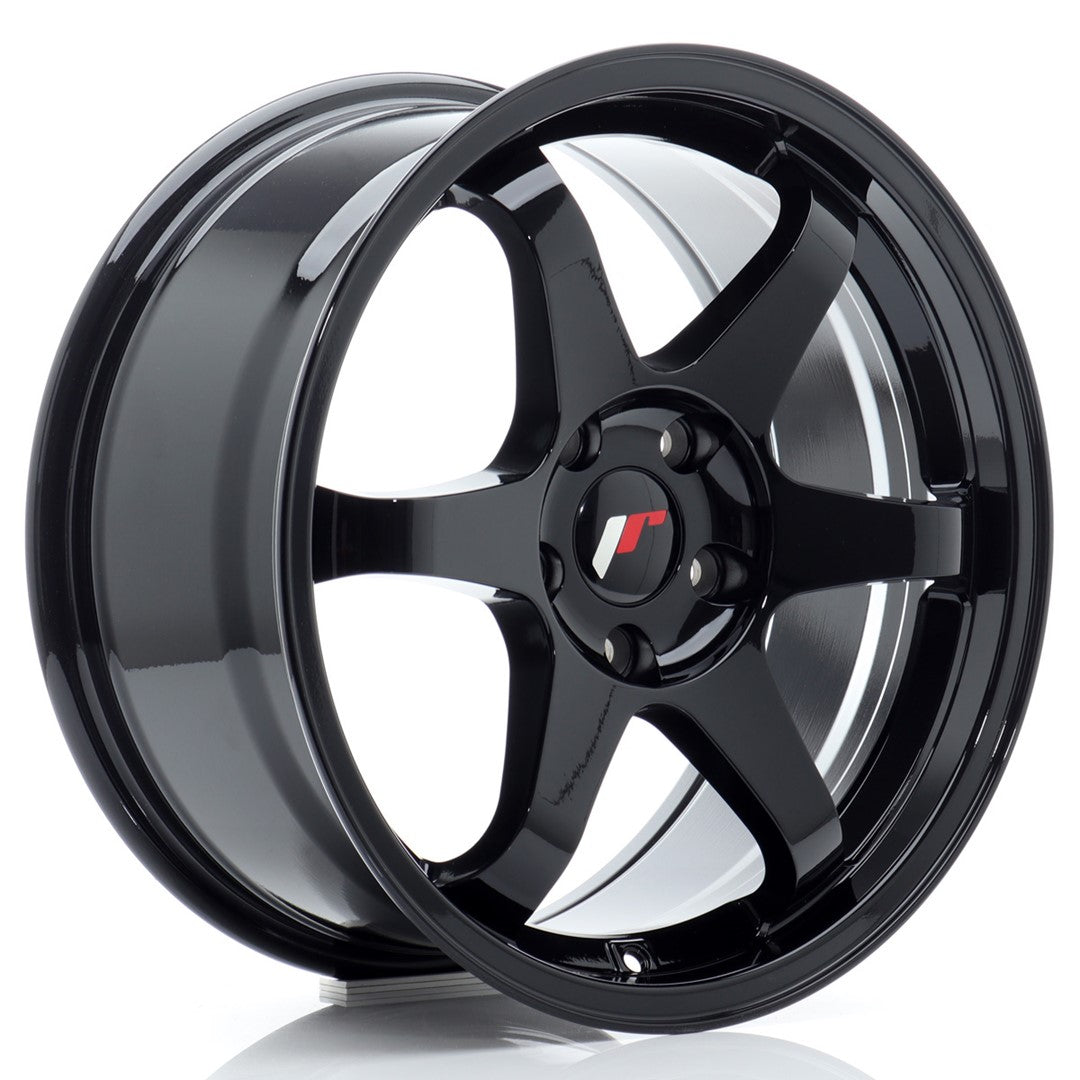 Llanta Japan Racing JR3 17x8 ET35 4x100 Gloss Black