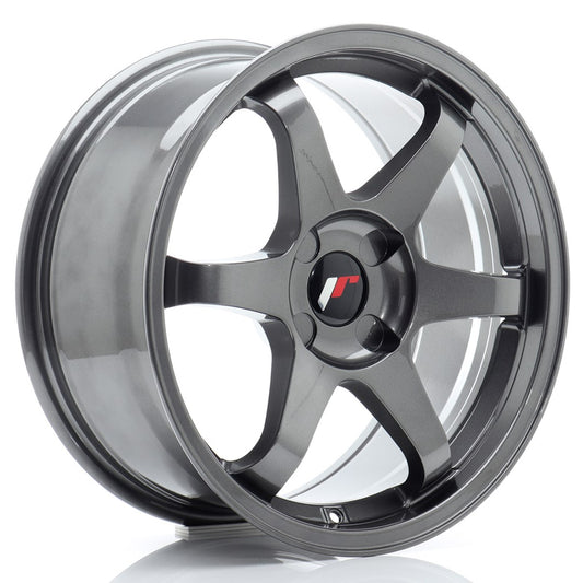 Llanta Japan Racing JR3 17x8 ET20-35 4H BLANK Gun Metal